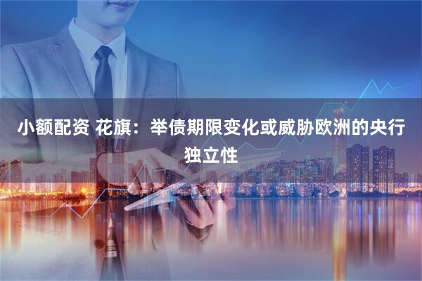小额配资 花旗：举债期限变化或威胁欧洲的央行独立性