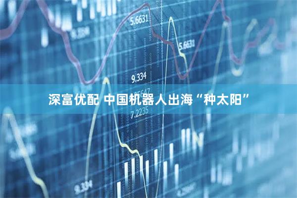 深富优配 中国机器人出海“种太阳”