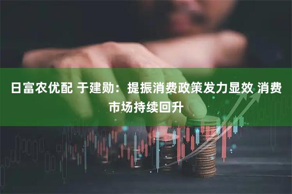 日富农优配 于建勋：提振消费政策发力显效 消费市场持续回升