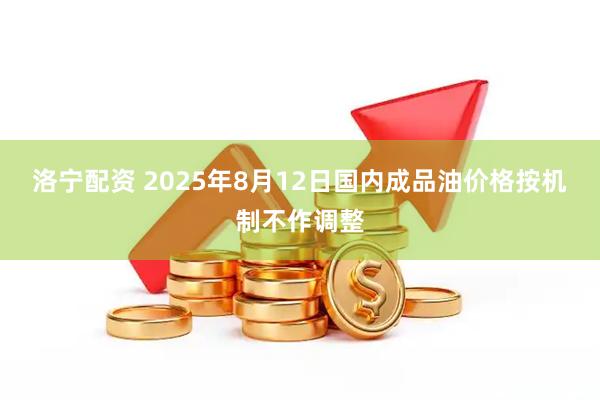 洛宁配资 2025年8月12日国内成品油价格按机制不作调整